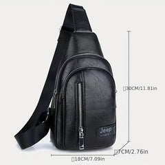 Leather Sling Bag Outdoor Sports Travel