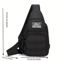 Men's Camo Shoulder Bag for Outdoor Sports