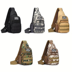 Men's Camo Shoulder Bag for Outdoor Sports