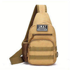 Men's Camo Shoulder Bag for Outdoor Sports