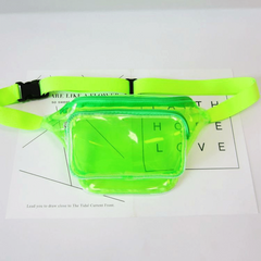 Laser Transparent Waist Bag Multifunctional Crossbody Chest Bag