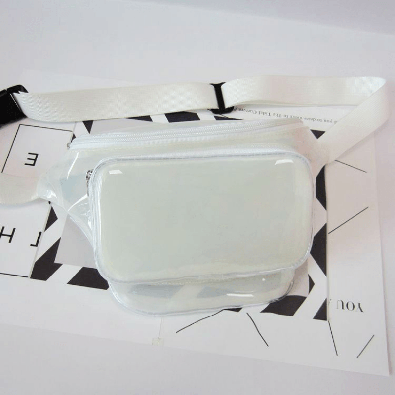 Laser Transparent Waist Bag Multifunctional Crossbody Chest Bag