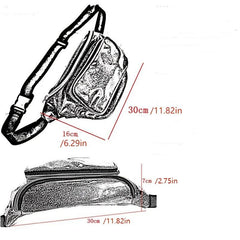 Laser Transparent Waist Bag Multifunctional Crossbody Chest Bag