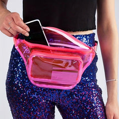 Laser Transparent Waist Bag Multifunctional Crossbody Chest Bag