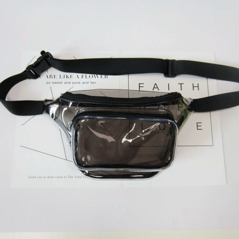 Laser Transparent Waist Bag Multifunctional Crossbody Chest Bag