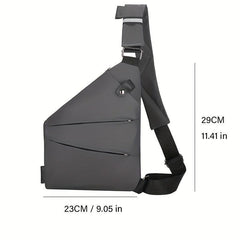 Men's Casual Crossbody Bag Outdoor Travel Hiking Shoulder Bag