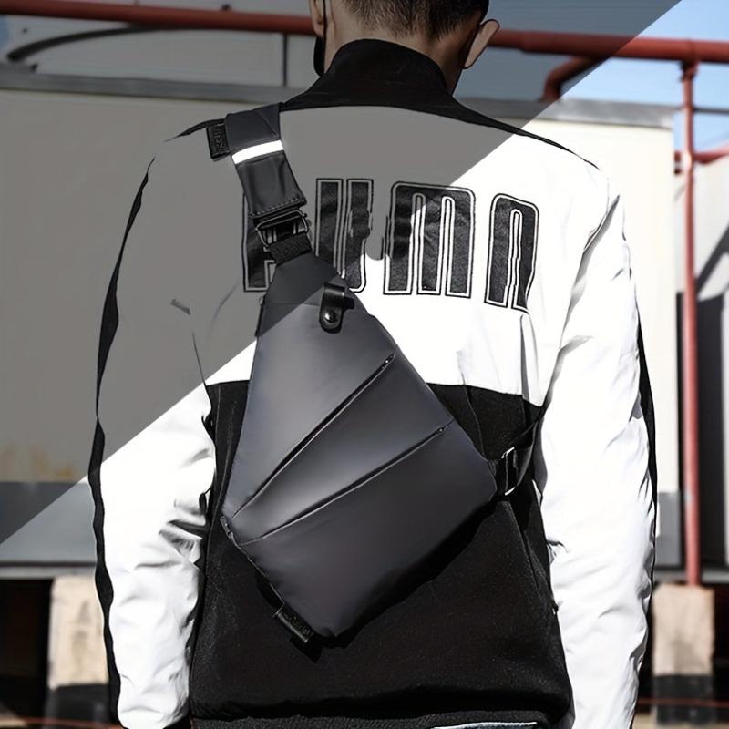 Men's Casual Crossbody Bag Outdoor Travel Hiking Shoulder Bag