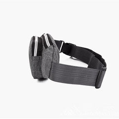 Men's Waterproof Waist Bag with Earphone Hole for Running Hiking