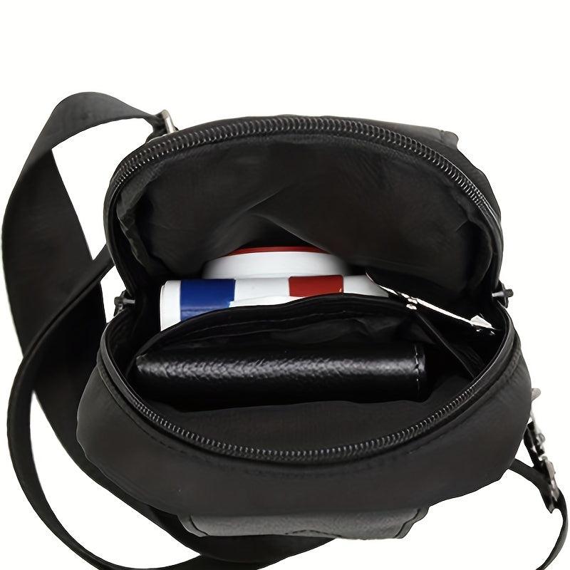 Mini Crossbody Chest Bag Casual Shoulder Bag Outdoor Sports Travel Sling Bag