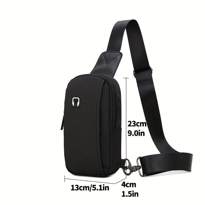 Mini Crossbody Chest Bag Casual Shoulder Bag Outdoor Sports Travel Sling Bag
