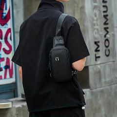 Mini Crossbody Chest Bag Casual Shoulder Bag Outdoor Sports Travel Sling Bag