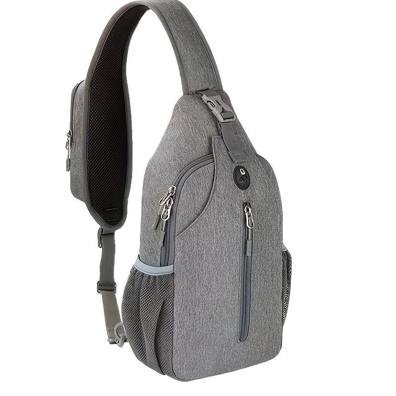 Men's Outdoor Chest Bag Shoulder Bag for Sports Travel Wear-resistant Waterproof