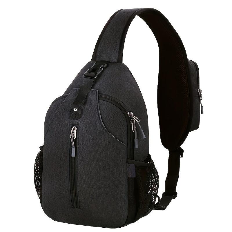 Men's Outdoor Chest Bag Shoulder Bag for Sports Travel Wear-resistant Waterproof