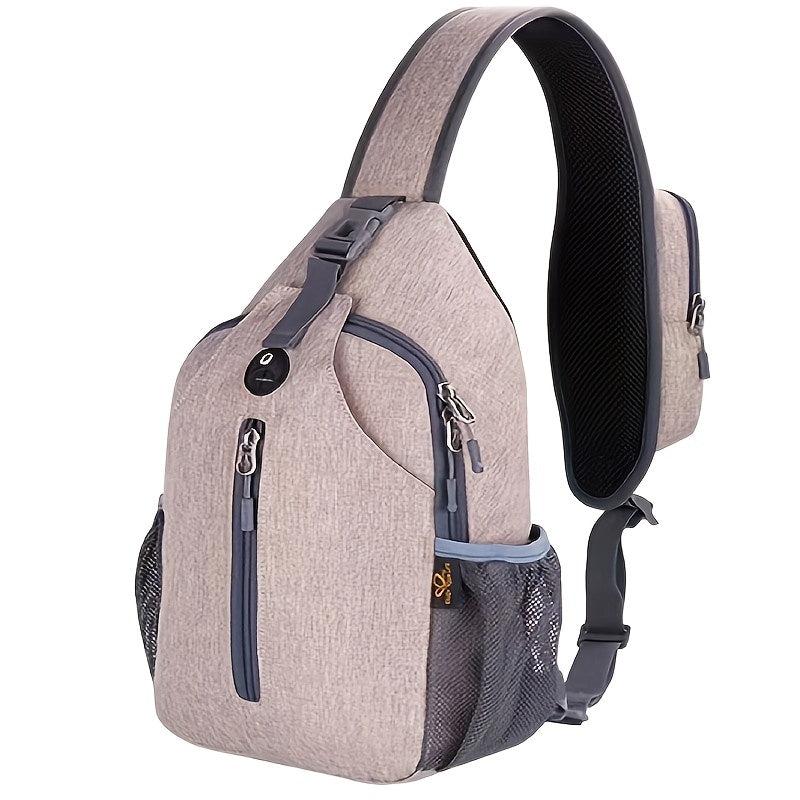Men's Outdoor Chest Bag Shoulder Bag for Sports Travel Wear-resistant Waterproof
