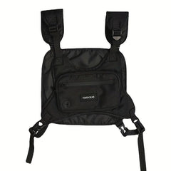 Men's Streetwear Waistcoat Hip Hop Chest Rig Vest Bag
