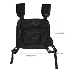 Men's Streetwear Waistcoat Hip Hop Chest Rig Vest Bag