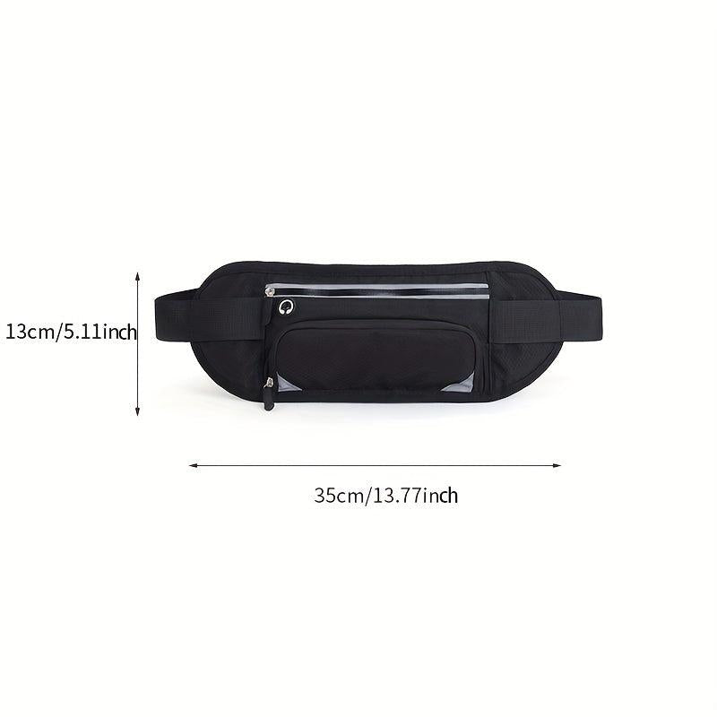 Outdoor Sports Waist Bag With Water Bottle Holder Casual Shoulder Bag