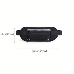 Outdoor Sports Waist Bag With Water Bottle Holder Casual Shoulder Bag