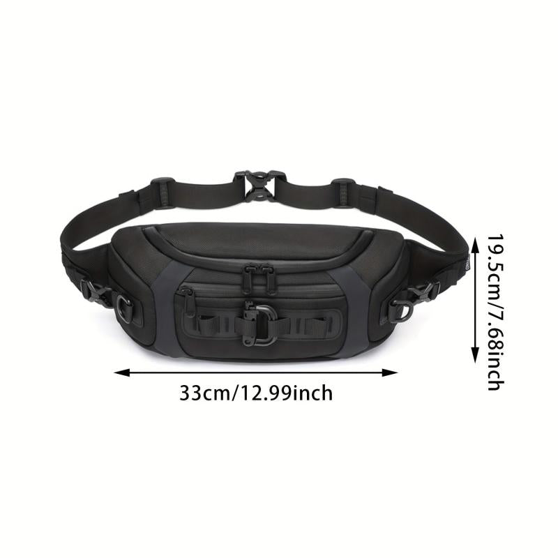 Men's Crossbody Bag Waist Bag Multifunctional Diagonal Shoulder Bag