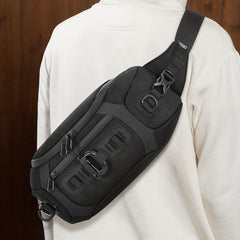 Men's Crossbody Bag Waist Bag Multifunctional Diagonal Shoulder Bag