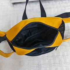 Nylon Canvas Crossbody Chest Bag Waist Bag Multifunctional Sling Bag