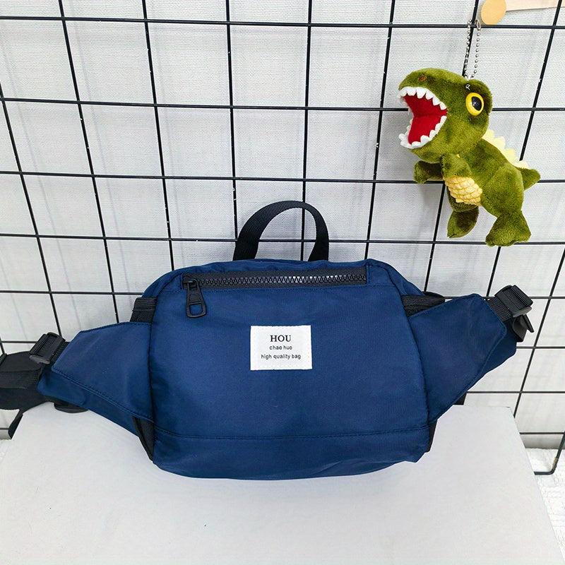 Nylon Canvas Crossbody Chest Bag Waist Bag Multifunctional Sling Bag