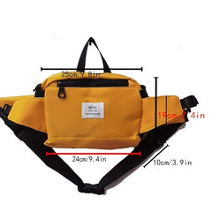 Nylon Canvas Crossbody Chest Bag Waist Bag Multifunctional Sling Bag