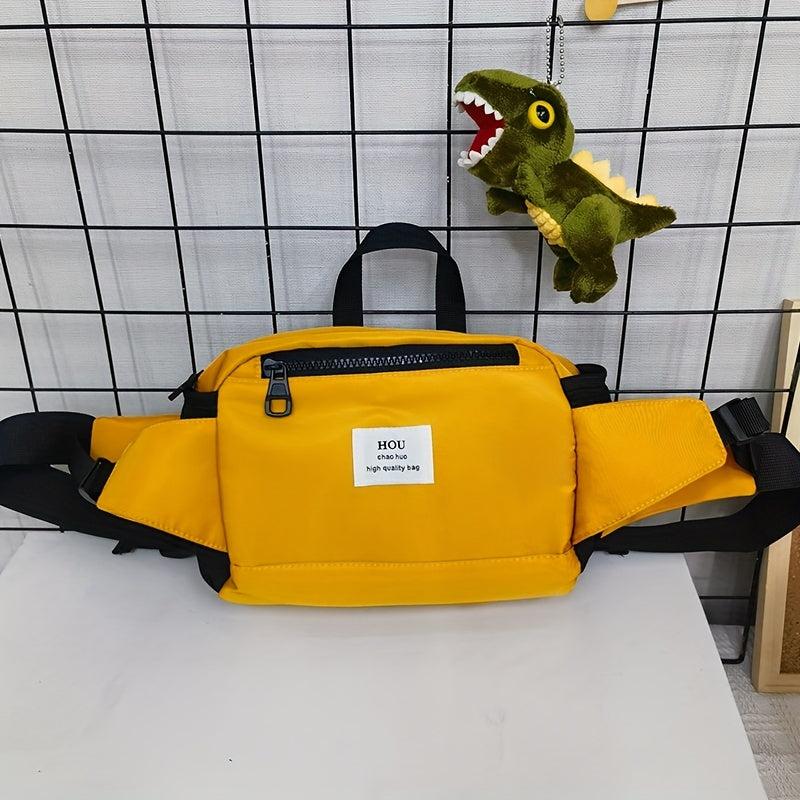 Nylon Canvas Crossbody Chest Bag Waist Bag Multifunctional Sling Bag