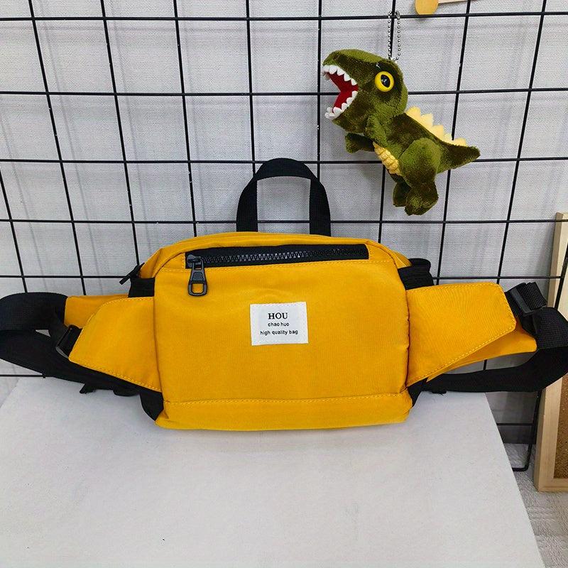 Nylon Canvas Crossbody Chest Bag Waist Bag Multifunctional Sling Bag