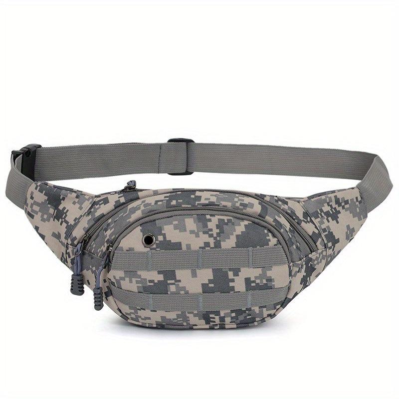 Army Fan Camo Waist Bag Outdoor Sports Messenger Chest Bag