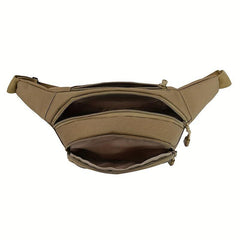 Army Fan Camo Waist Bag Outdoor Sports Messenger Chest Bag