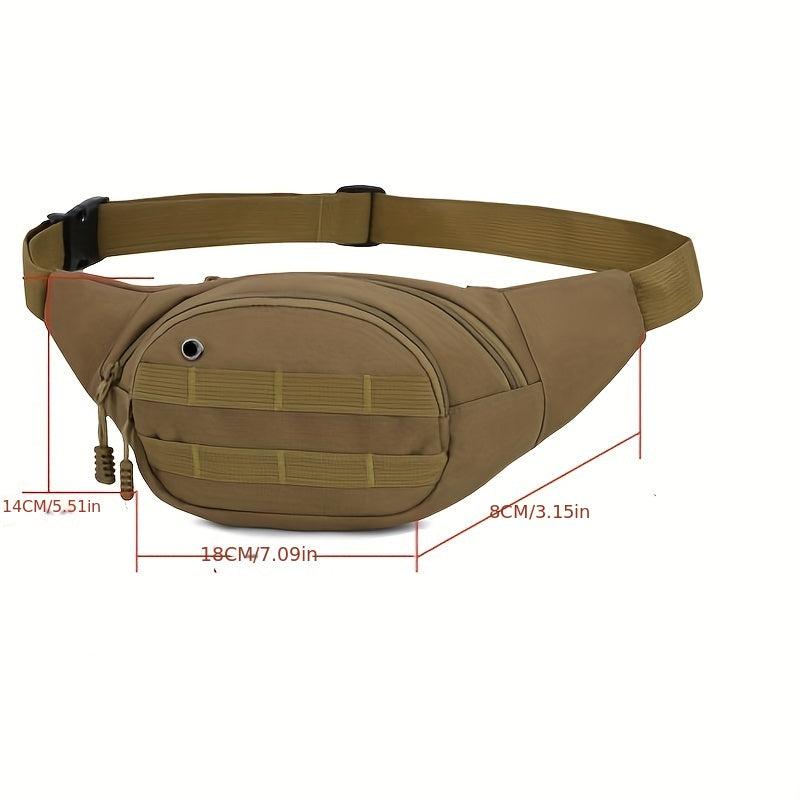 Army Fan Camo Waist Bag Outdoor Sports Messenger Chest Bag