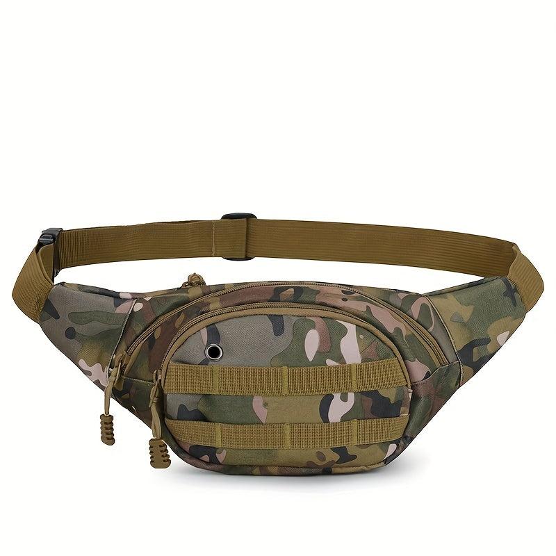 Army Fan Camo Waist Bag Outdoor Sports Messenger Chest Bag