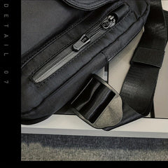 Hip hop Street Waist Bag Men's Adjustable Sports Waist Bags