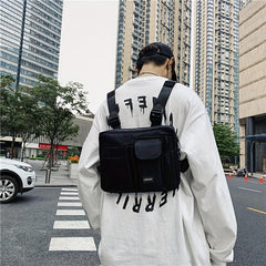 Hip hop Street Waist Bag Men's Adjustable Sports Waist Bags