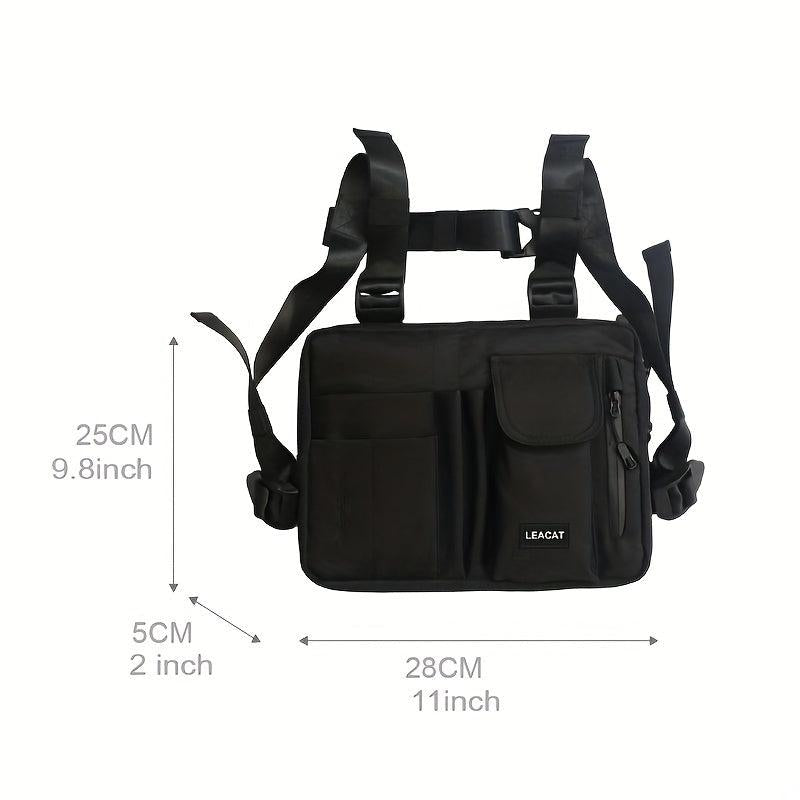 Hip hop Street Waist Bag Men's Adjustable Sports Waist Bags