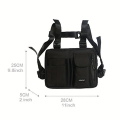 Hip hop Street Waist Bag Men's Adjustable Sports Waist Bags