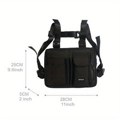 Hip hop Street Waist Bag Men's Adjustable Sports Waist Bags