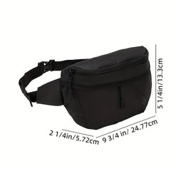 Men's Waist Bag Fanny Pack Large Capacity Chest Bag Messenger for Outdoor