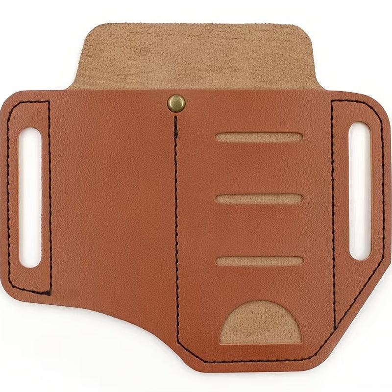 Men's Wilderness Portable Tool Belt Bag Leather Sheath
