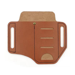 Men's Wilderness Portable Tool Belt Bag Leather Sheath