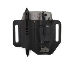 Men's Wilderness Portable Tool Belt Bag Leather Sheath