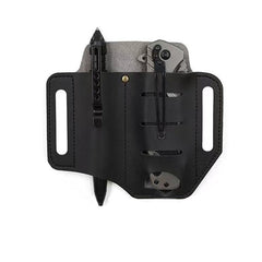 Men's Wilderness Portable Tool Belt Bag Leather Sheath