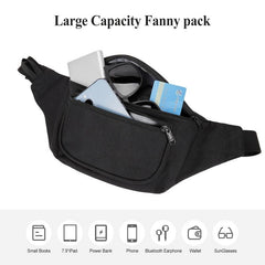 Men's Multifunction Waist Bag Fanny Pack | Outdoor Running Hiking Travel