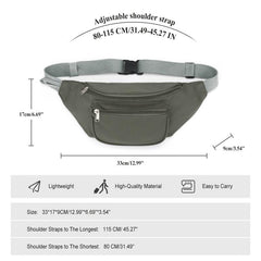 Men's Multifunction Waist Bag Fanny Pack | Outdoor Running Hiking Travel