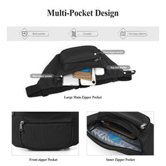 Men's Multifunction Waist Bag Fanny Pack | Outdoor Running Hiking Travel