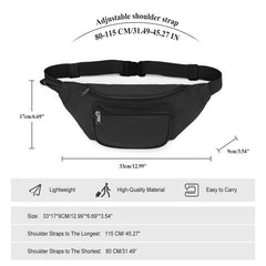Men's Multifunction Waist Bag Fanny Pack | Outdoor Running Hiking Travel
