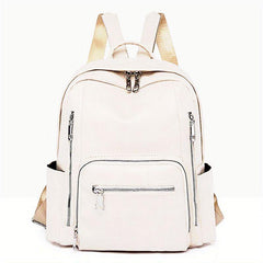 Vintage Textured Backpack Casual Daypack Women's School Bag