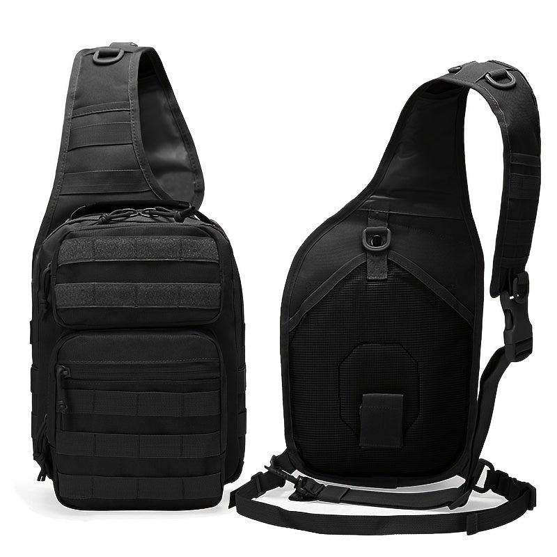 Large Capacity Tactical Men's Chest Bag Outdoor Waterproof Hiking Waist Bag