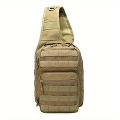 Large Capacity Tactical Men's Chest Bag Outdoor Waterproof Hiking Waist Bag